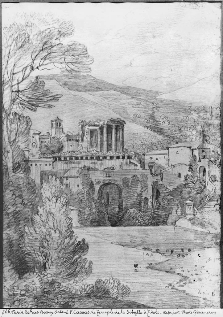 Tempio della Sibilla - Bibliotheque de l'Ecole des Beaux, Arts, Parigi